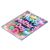 Carnet fête de la mère heureuse (Côté gauche)