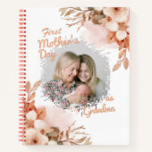 Carnet Fête de la Première Mère Florale en tant que grand (Devant)