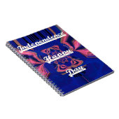 Carnet Fête de l'Indépendance Abstraite Art (Côté Droit)