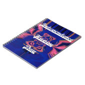 Carnet Fête de l'Indépendance Abstraite Art (Côté gauche)