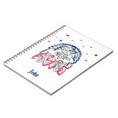 Carnet Fête de l'Indépendance Étoiles d'aigle américain (Côté gauche)