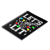 Carnet Fête de Noël amusante - Lumière de Noël (Côté gauche)