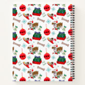 Carnet Fête de Noël avec Goofy Bulldog Nom (Dos)