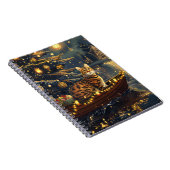 Carnet Fête de Noël du chat du Bengale Voyage (Côté Droit)