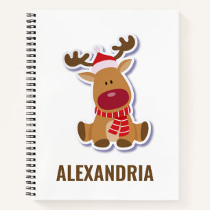 Carnet Fête de Noël du Père Noël de Rudolph