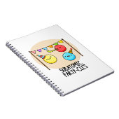 Carnet Fête de particules subatomiques - Jeu de mots drôl (Côté Droit)