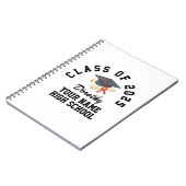 Carnet Fête de remise des diplômes du secondaire (Côté gauche)