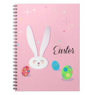 Carnet FÊTE DE VACANCES HEUREUSE de PÂQUES de LAPIN