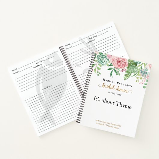 Carnet Fête des mariées amusante Quick Nouvelle recette (Intérieur)