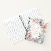 Carnet Fête des mariées florale (Intérieur)