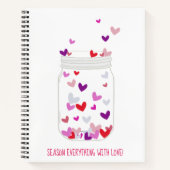 Carnet Fête des mariées Mariée & Co avec l'amour Recette (Devant)