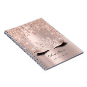 Carnet Fête des mariées Sweet 16th Lashes rose brillant R (Côté Droit)