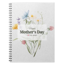 Fête des Mères Floral Élégant Aquarelle