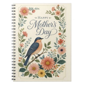 Carnet Fête des Mères Jardin de Fleurs Sauvages au Merleb