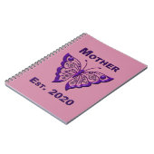 Carnet Fête des mères pour la mère "Est 2020" (Côté gauche)