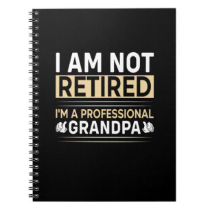 Carnet Fête des pères Je Suis Un Grand-Père Professionnel