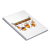 Carnet Fête d'Halloween Candy Corn Mignonne (Côté Droit)