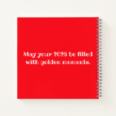 Carnet Fête du Nouvel An 2026 (Dos)