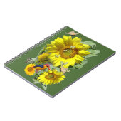 Carnet fête du tournesol (Côté gauche)