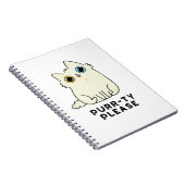 Carnet Fête Féline S'il Vous Plaît Blague de Chat Mignon (Côté Droit)