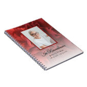 Carnet Fête florale de l'oeillet rouge célébrant les funé (Côté Droit)