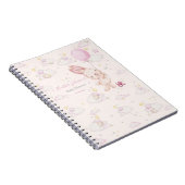 Carnet Fête Prénatale de Bébé Lapin Fille (Côté Droit)