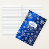 Carnet Fêtes d'hiver de Snowflake Noël (À l'intérieur)