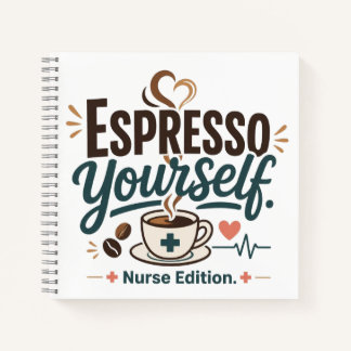 Carnet Fêtez Votre Infirmière Anniversaire Espresso
