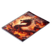 Carnet Feu de dragon (Côté gauche)