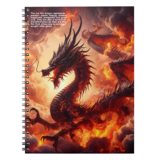 Carnet Feu de dragon (Devant)