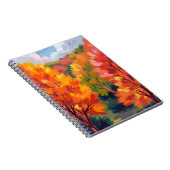 Carnet Feuillage d'automne | Aquarelle de feuilles d'auto (Côté Droit)