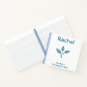 Carnet Feuille bleue (Intérieur)