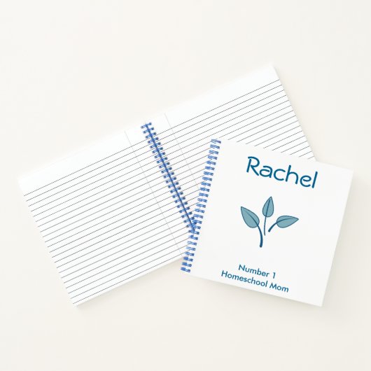 Carnet Feuille bleue (Intérieur)