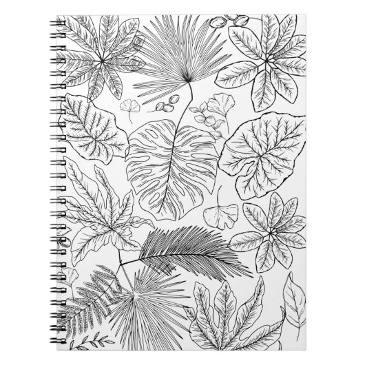 Carnet Feuille botanique (Devant)