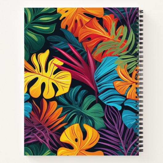 Carnet Feuille coloré (Dos)