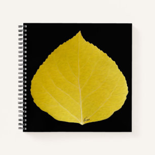 Carnet Feuille d'Aspen jaune #5