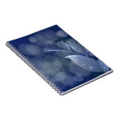 Carnet Feuille de Blue Bokeh (Côté Droit)