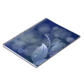 Carnet Feuille de Blue Bokeh (Côté gauche)