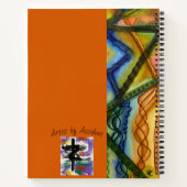 Carnet Feuille de calcul Lignes de flux (Dos)