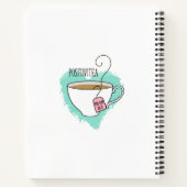 Carnet Feuille de caractères de l'auteur et bloc-notes de (Dos)