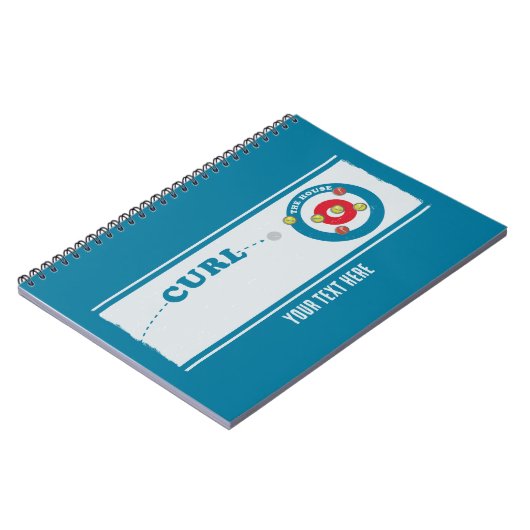 Carnet Feuille de curling Pierre de curling (Côté gauche)