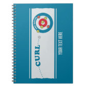 Carnet Feuille de curling Pierre de curling (Devant)