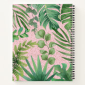 Carnet Feuille de la Maison  Plante Motif (Dos)