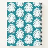 Carnet Feuille de Monstera Tropicale Côtière Moderne (Dos)