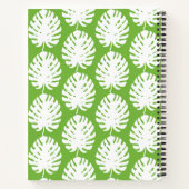 Carnet Feuille de Monstera Tropicale Côtière Moderne (Dos)