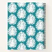 Carnet Feuille de Monstera Tropicale Côtière Moderne (Dos)