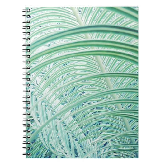 Carnet Feuille de palme Plante verte douce (Devant)