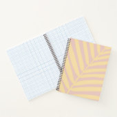 Carnet Feuille de palme tropicale jaune pastel (Intérieur)