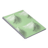 Carnet feuille de palmier d'été moderne arrière - plan sa (Côté Droit)