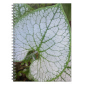 Carnet Feuille de plante Brunnera Macrophylla Florale (Devant)
